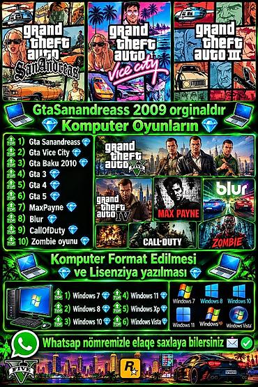gta 5 pulsuz yükle pc: GtaSanandreass 2009 orginaldir 💻 💻Komputer Oyunların yazılması 💎 🔝 1) — 1