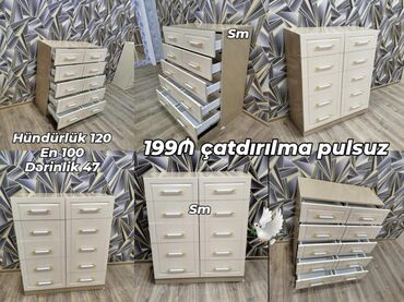 Masa və oturacaq dəstləri: Komod yeni