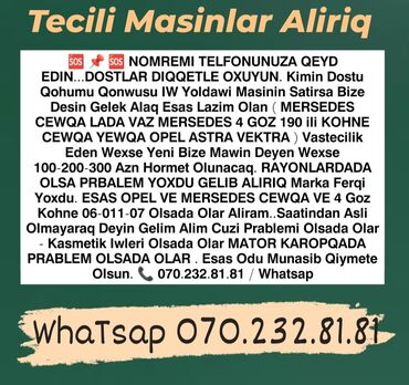 mersedes ehtiyyat hisseleri: 🆘 📌 🆘 𝗡𝗢𝗠𝗥𝗘𝗠𝗜 𝗧𝗘𝗟𝗙𝗢𝗡𝗨𝗡𝗨𝗭𝗔 𝗤𝗘𝗬𝗗 𝗘𝗗𝗜𝗡. 𝗗𝗢𝗦𝗧𝗟𝗔𝗥 𝗗𝗜𝗤𝗤𝗘𝗧𝗟𝗘 𝗢𝗫𝗨𝗬𝗨𝗡. 𝗞𝗶𝗺𝗶𝗻