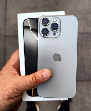 клавиатуры бу: IPhone 16 Pro Max, Колдонулган, 256 ГБ, Natural Titanium, 100 %
