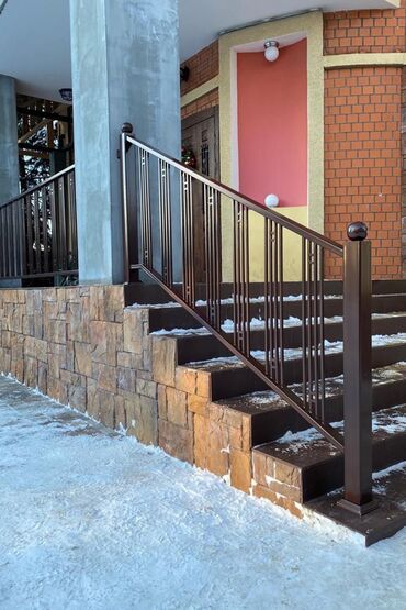 Готовые перила: Готовые перила, Материал: Металл, Для лестницы, Новый — 3