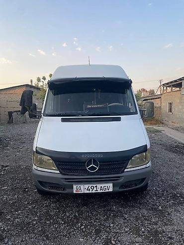 калыб: Mercedes-Benz Sprinter, длинная база, высокий потолок, белый — 1