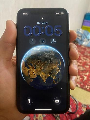 IPhone 11, Б/у, 128 ГБ, Черный, Зарядное устройство, Чехол, Коробка, 69 %