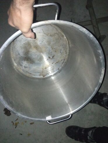 Tava-qazan dəstləri: Qazan, rəng - Gümüşü, Paslanmayan polad, Türkiyə — 18