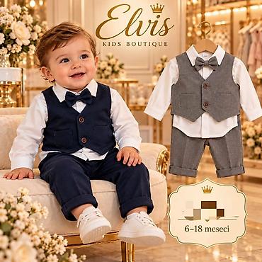 broj 22: Svečani komplet za dečake – Elvis Kids Boutique - Uzrast: 6–18 meseci — 1