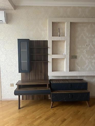 dəsti: TV üçün modullu dəst - Material: ağac teksturalı laminat/MDF — 1