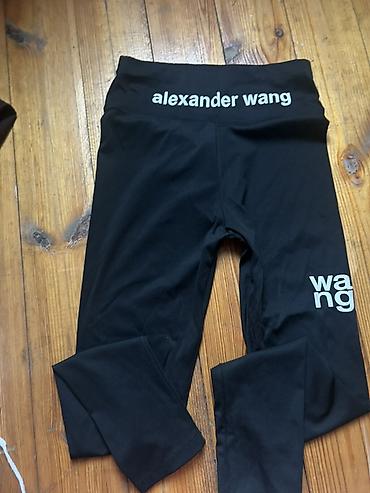 Нижнее белье: Alexander Wang qara tayt - Rəng: tam qara - Dizayn: bel hissəsində — 2