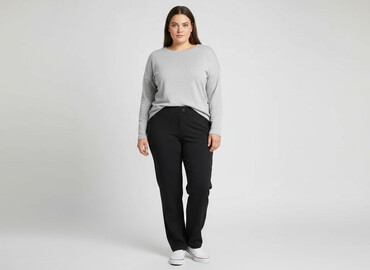 uniqlo ubrania: Spodnie materiałowe damskie, rozmiar 4XL