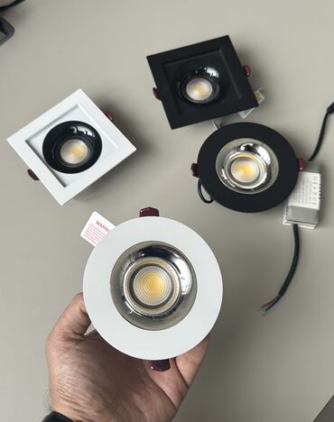 Spot lampalar: 12w işıq gücünə sahib olan, metal korpuslu bu modellərin — 1