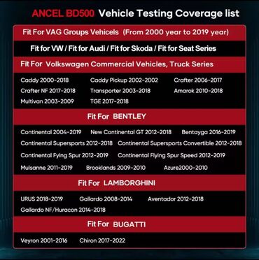Alati za automobile: NOVO - ANCEL BD500 Bluetooth OBD2 za VW Audi Seat Skoda ANCEL BD500 — 5