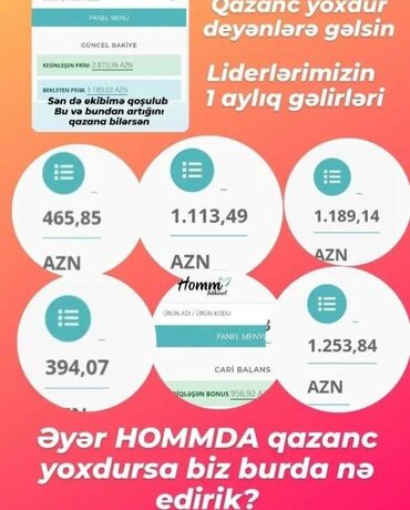 azersun muhafize vakansiya: Məqsədli, qazanmaq istəyənlər mənə yazın məlumat verim