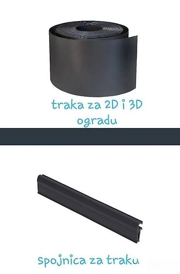 Proizvodi od rolovanog metala, metalni kanali: Panelna ograda 2D 6/5/6 mm ispuna trake,metar kvadratni. Panelna — 14