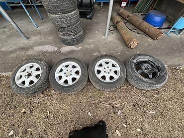 e53 amg: Колеса в сборе 225 / 65 / R 16, Зима, Б/у, Комплект, Легковые, Литые, отверстий - 5 — 1