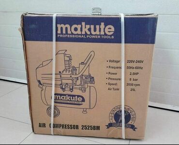 Kompresori za vazduh: Prodajem nov i kvalitetan MAKUTE kompresor. Model: 2525BM Snaga: 2,5 — 9