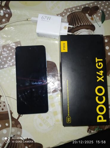 Poco: Poco X4 GT, 256 GB, rəng - Göy, Sensor, Barmaq izi, Face ID — 9