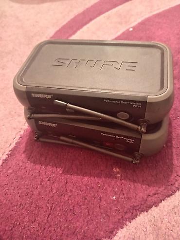 Mikrofonlar: İşlənmiş Simsiz (Bluetooth) Mikrofon Shure, Ünvandan götürmə — 2