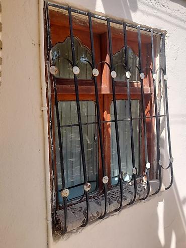balon boya: Dəmir pəncərə/balkon barmaqlığı - Material: qalın divarlı, qaynaqla — 5