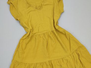 żółta sukienki damskie: Sukienka, S, stan - Dobry