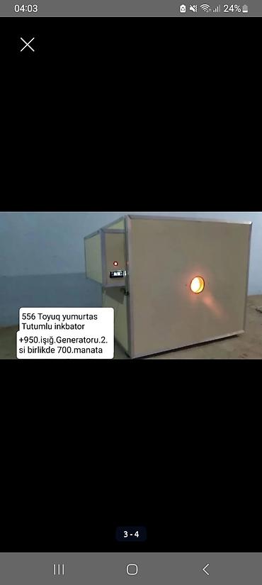 556 ədəd toyuq yumurtası tutumlu inkubator - Geniş daxili kamera və