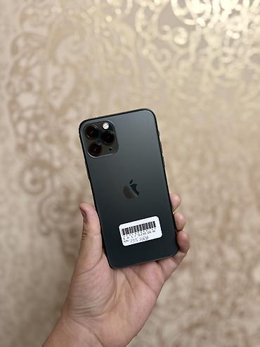 Apple iPhone: IPhone 11 Pro, Новый, 256 ГБ, Зеленый, Зарядное устройство, Чехол, Кабель, 83 % — 1