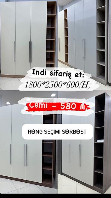 Düz dolab, Paltar üçün, Açılan, Korpuslu, 4 qapılı lalafo.az -da Düz dolab, Paltar üçün, Açılan, Korpuslu, 4 qapılı