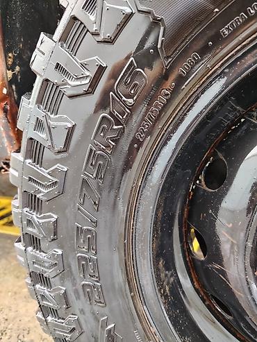offroad tekerler: Off-road təkər dəsti – 225/75 R16 - Ölçü: 225/75 R16 (şin yanlığında — 4