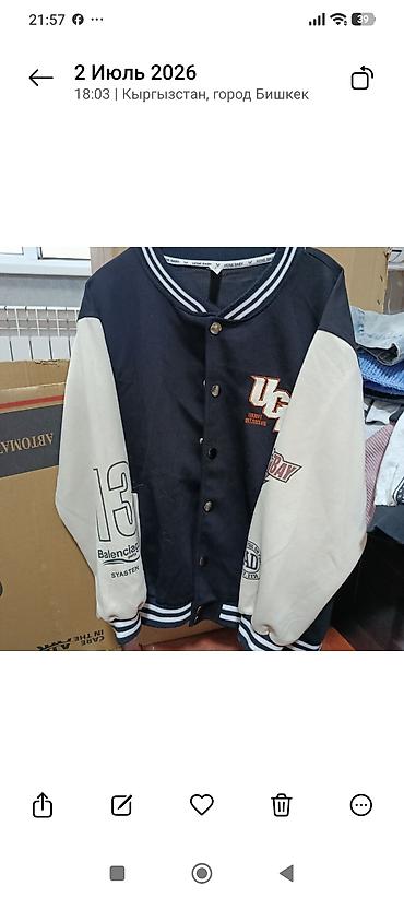 куртки поло: Бомбезная куртка-варсити (college jacket) в стиле бейсболки — 1