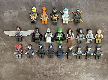 oyun rul seti: LEGO original/kitay minifiqurlar. Yuxarda 5 minifiqur originaldi — 1