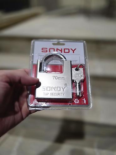SONDY Top Security asma qıfıl – 70 mm - Korpus: möhkəm metal gövdə