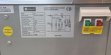 Su üçün kulerlər və dispenserlər: Dispenser su kulleri Silver Türk markası ➡️ Ağ rəngli 2 krantli alt — 16
