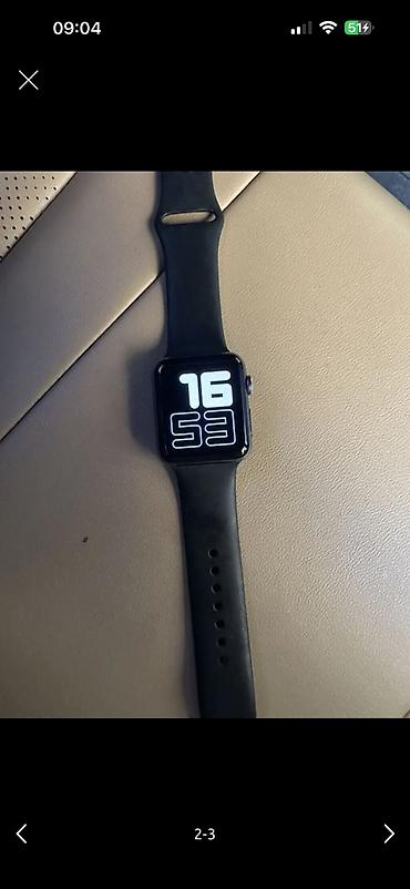 mont blank: Yeni, Smart saat, Apple, Аnti-lost, rəng - Qara — 3