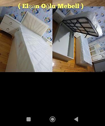 setka çarpayı: Oğlan və qız üçün, Yeni, Çarpayı, Bazalı, Matras ilə, Siyirməsiz — 1