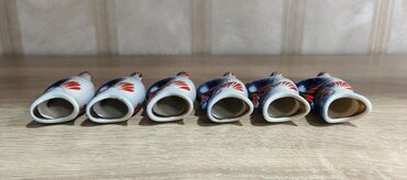 Digər dəstlər və servizlər: Porselemdən “Balıq” formasında içki servis dəsti - Komplekt: 1 ədəd — 9