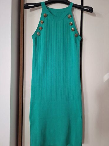 Ženska odeća: S (EU 36), bоја - Zelena, Drugi stil, Na bretele