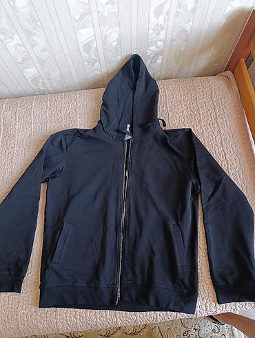 pull and: Черный спортивный костюм: толстовка на молнии с капюшоном и — 4
