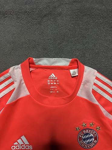 адидас баку: Мужская футболка, Adidas, M, цвет - Красный — 4