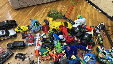 Oyuncaqlar: Uşaq oyuncaqları və oyun çadırı – böyük qarışıq dəst icinde — 13