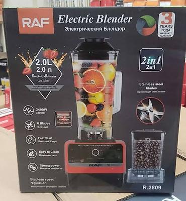 blender desti: RAF R-2809 peşəkar elektrik blenderi - Güc: 3000W (qutu üzərində — 7