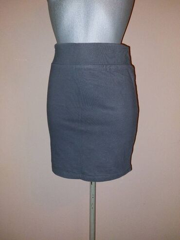 Skirts: L (EU 40), Mini, color - Grey