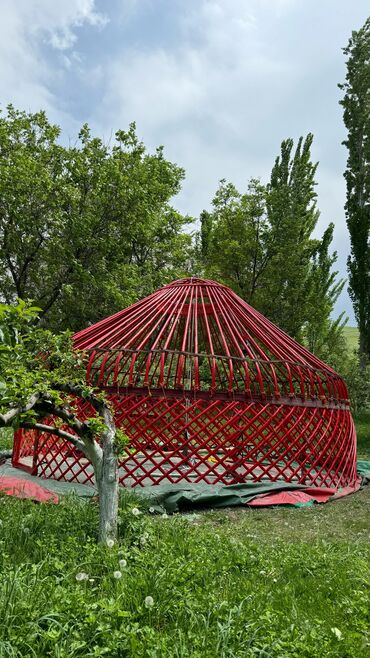 юрта деревянная: Продажа юрты, Каркас Деревянный, 80 баш, Диаметр 8 метров
