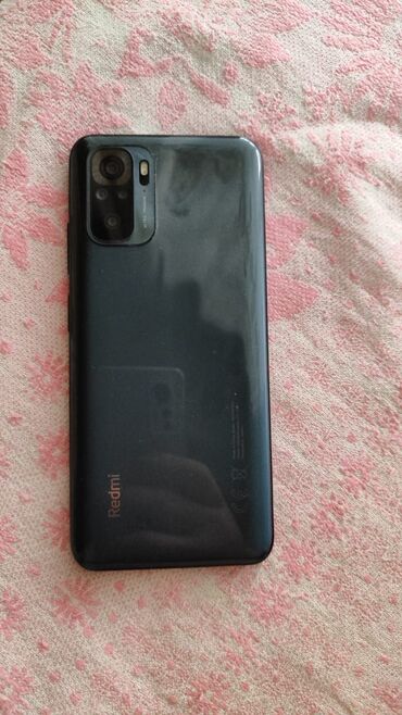 telefonlar 32 s: Xiaomi Redmi Note 10, 64 GB, rəng - Qara, 
 Barmaq izi, Face ID