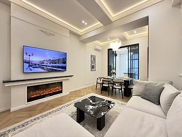 royal construction: 4 комнаты, 130 м², Ала-Арча ТРЦ Элитка, 11 этаж, Дизайнерский ремонт — 1