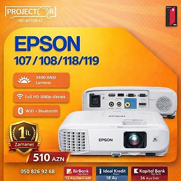 Proyektorlar: İşlənmiş Portativ Proyektor Epson, Ödənişli çatdırılma — 1
