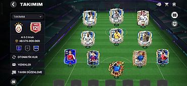 galatasaray: FIFA Mobile hesabı – yüksək reytingli komanda - Ümumi güc: GEN 121 - — 1