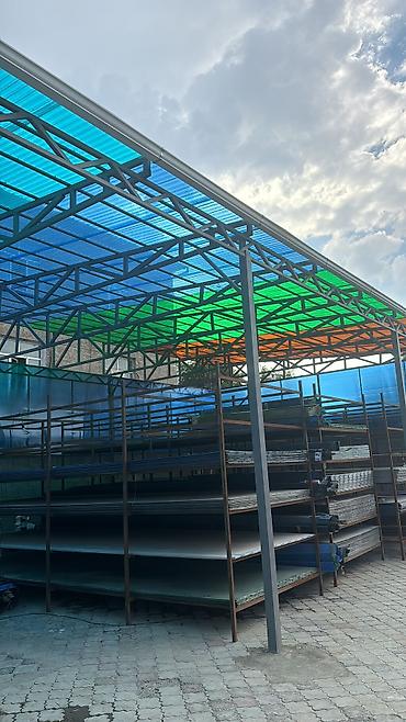 Поликарбонат: Профилированный монолитный поликарбонат 6 метров Разные цвета оптом — 3