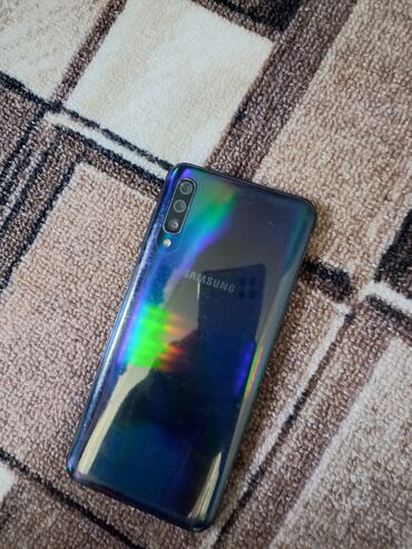 а50 в Кыргызстан | SAMSUNG: Samsung A50 | 64 ГБ цвет - Синий | Сенсорный, Отпечаток пальца, Face ID