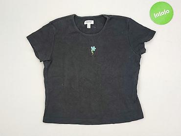 bluzki czarne basic: Esprit, T-shirt damski, rozmiar M — 2