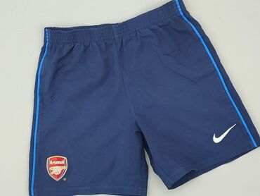 krótkie spodenki z wysokim stanem jeansowe: Shorts, Nike, 7 years, 116/122, condition - Good