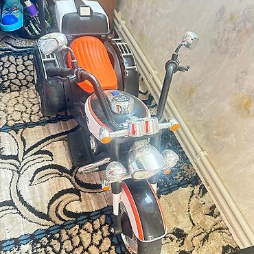мотоцикл для детей: Uşaq üçün akkumulyatorlu üçtəkərli motosiklet - Dizayn: Chopper — 4