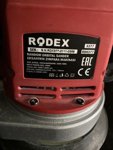 лампочки для автомобилей: Продаю шлиф машинку rodex Покупал пользовались один раз